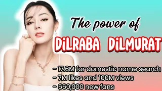 Dilraba Dilmurat - TRENDING after 5 months Gained massive new fans, views and likes to social medias