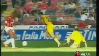 George Weah Goal AC Milan vs Verona