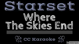 Starset • Where The Skies End (CC) [Karaoke Instrumental Lyrics]