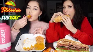 Mexican Food & Subway Mukbang