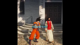 GOKU vs CRISTO REY 👑 versión GTA V