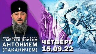 Толкование Евангелия с митр. Антонием (Паканичем). Четверг. 15.09.2022 г.