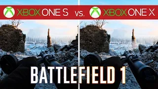 Battlefield 1 Comparison - Xbox One S vs. Xbox One X