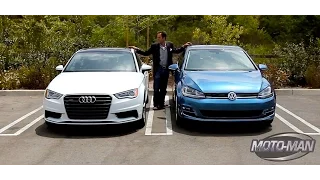 2015 Audi A3 2.0 Turbo vs 2015 VW Golf GTI – A Tale of One Platform & Two Cars