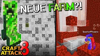 Es geht los! 75.000 Gunpowder pro Stunde Creeper Farm! - Minecraft Craft Attack 8 #190