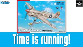 P-40 Warhawk ONE MONTH build challenge - Special Hobby in 1/72