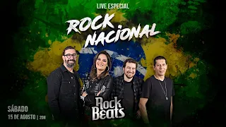 Rock Beats LIVE Especial Rock Nacional  | #FiqueemCasa e Cante #Comigo | Pop Rock Nacional
