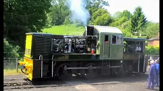 Teddy bear D9551 on TEST in NEW livery!!! Bridgenorth,27th May 2023