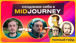 ⭐️ Реалистичный аватар. Создание персонажа в любых стилях в Midjourney! Полный гайд