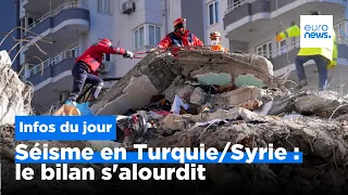 Séisme en Turquie/Syrie, le bilan s'alourdit à plus de 3500 morts, et plus