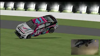 2023 Ryan Preece flip NR2003 reenactment