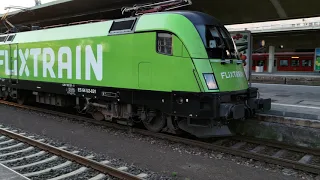 Flixtrain Br 182 / Taurus | Bimz Wagen MOD Talbot Aachen | Heidelberg HBF / 2021