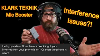 Klark Teknik CM-1 Mic Booster Interference Issues and Simple Fix