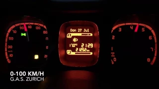 Fiat Panda 4x4 0.9 T TwinAir 85 PS 0-100 km/h acceleration