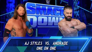 AJ Styles vs Andrade.