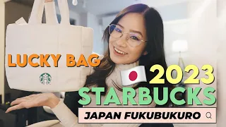 THE HARDEST LUCKY BAG TO GET?! STARBUCKS LUCKY BAG 2023 FUKUBUKURO