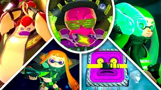 Splatoon 2 and Octo Expansion - All Bosses Gameplay and Ending!