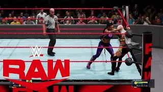 WWE 2K20 RAW BIANCA BELAIR VS LIV MORGAN MATCH