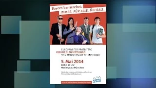 DEMO zum europäischen Aktionstag der Menschen mit Behinderung am 5. Mai 2014