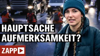 Die "Letzte Generation" und ihre Medienstrategie | ZAPP | NDR