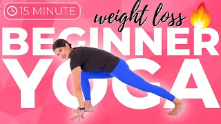 15 minute Yoga for Beginners Weight Loss & Toning 🔥 BURN