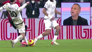 Moviola Milan-Spezia 1-2 * Di Livio: gol di Messias non valido, Il fallo è di Rebic su Bastoni.