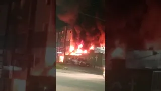 Incêndio atinge oficina de refrigeração no Cuiá, em João Pessoa