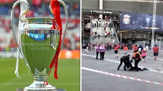 Liverpool vs Real Madrid delayed as riot police 'tear gas fans' at Champions League final