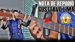 Como tocar Nota de Repúdio (Gusttavo Lima) Completa no violão - Aula de violão