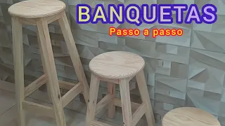 COMO FAZER BANQUETA| Resumão #madeira #dicas #projeto #marcenaria #banqueta #marceneiro #woodworking