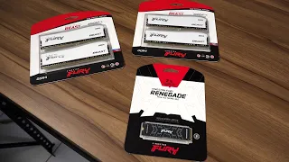 【Huan】 品牌記憶體和SSD的雙料市占冠軍! 金士頓 Kingston FURY Beast 熾白限定版 DDR4 RGB 記憶體 & Renegade SSD性能表現實測