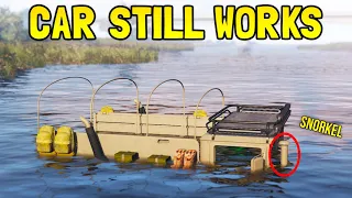 GTA Online - This Vehicle's Snorkel ACTUALLY WORKS! Fully Submerge And It WON'T Get Destroyed!