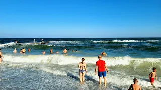 ОДЕСА ⚓ Оце так шторм!!! 😲🌊 Пляжі 🏖️: Ланжерон 🌴, Отрада 🏊 Море ❤️ 30.08.23