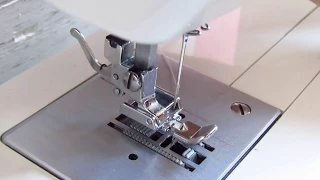 Pattintós varrógép talp cseréje - kétoldalas cipzárvarró talp / sewing machine sole