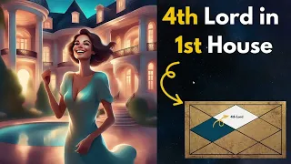 4TH LORD of Happiness in 1ST HOUSE of a Birth Chart in Vedic Astrology | Soma Vedic Astrology