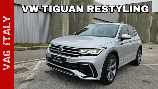 VW Tiguan FL R-line 2021 2.0 TDI 150cv Attivazione fari Matrix, frecce dinamiche e molto altro