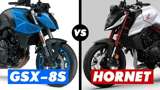 Suzuki GSX-8S vs. Honda CB750 Hornet: Which Is Better?