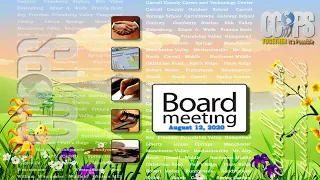 Carroll County Board of Education Meeting August 12,2020 Part 2