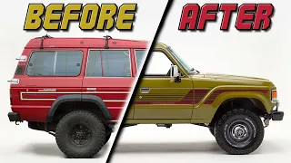 Incredible Full Frame-off Restoration Of 1986 Toyota Land Cruiser FJ62