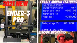 Ender 3 Pro - Marlin firmware extra features + filament sensor + 3D / BL touch bed leveling sensor