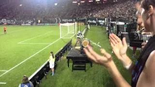 Hanging out with The Timbers Army