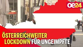 Österreichweiter Lockdown für Ungeimpfte ist fix!