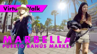 Marbella market tour - December 2021 - Nueva Andalucía to Puerto Banús immersive walking tour