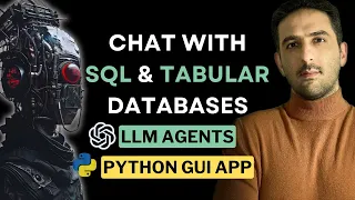 Chat with SQL and Tabular Databases using LLM Agents (DON'T USE RAG!)
