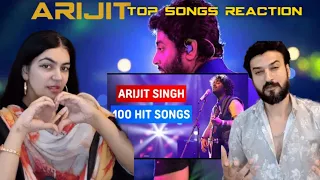 Top 100 Songs Of Arijit Singh (2011-2023) | Random 100 Hit Songs Of Arijit Singh Pakistani Reaction