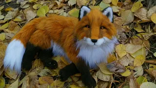 Лиса Fox realistic toy made to order