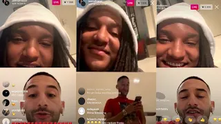 Hakim Ziyech’s  Live With His friend Jonna