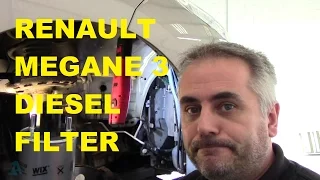 Renault Megane 3 How to Change the Diesel Fuel Filter