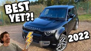 NEW ELECTRIC Land Rover DEFENDER *FIRST IN UK!* (p400e 2022 model)
