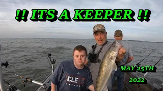 (POUNDING) SKILLET SIZED LAKE ERIE WALLEYE WITH BRANDON B THE FISHIN MACHINE!!